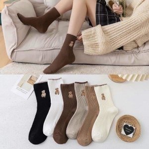 ??? TẤT GẤU NÂU CAO CỔ ???