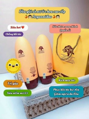 DẦU GỘI + XÃ ARGANMIDAS