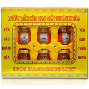 Thùng 5 hộp Yến làm quà (1 Hộp 6 lọ)