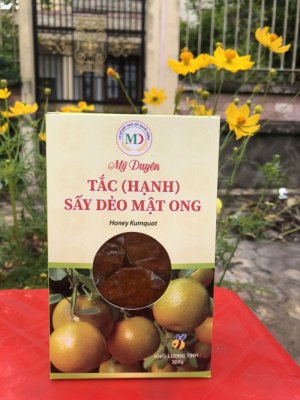TẮC (HẠNH) SẤY DẺO MẬT ONG - Bổ sung vitamin C - 300GR - OCOP 3 SAO ĐỒNG THÁP