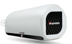 Bình nóng lạnh Ferroli Rapido HE 20L ngang ( KM Phụ Kiện)