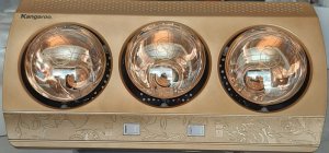 Đèn sưởi nhà tắm 3 bóng KG - 3BH01