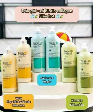 DẦU GỘI-XẢ BIOTIN COLLAGEN