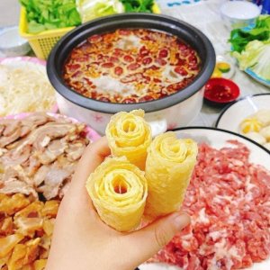 Hũ trúc cuộn